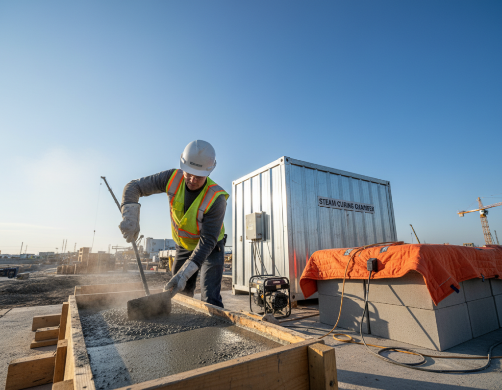 accelerated concrete curing techniques
