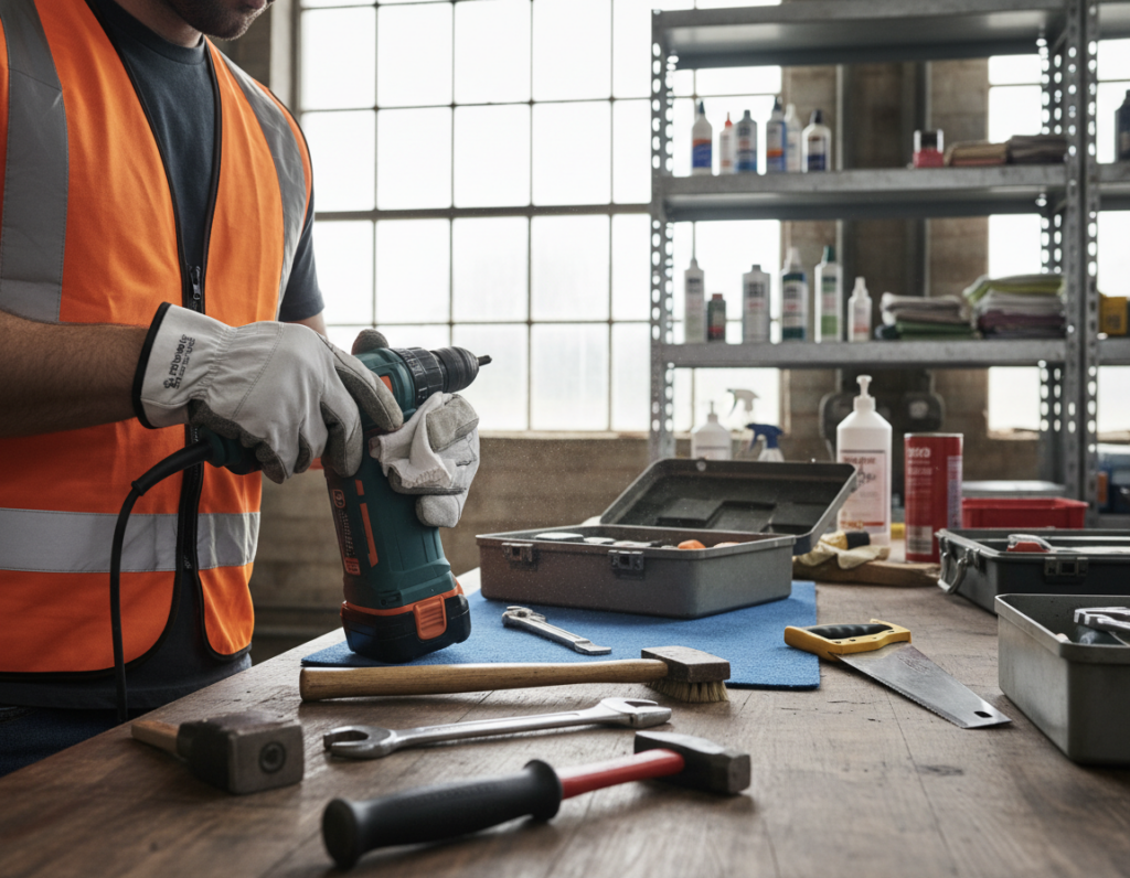 construction tool maintenance
