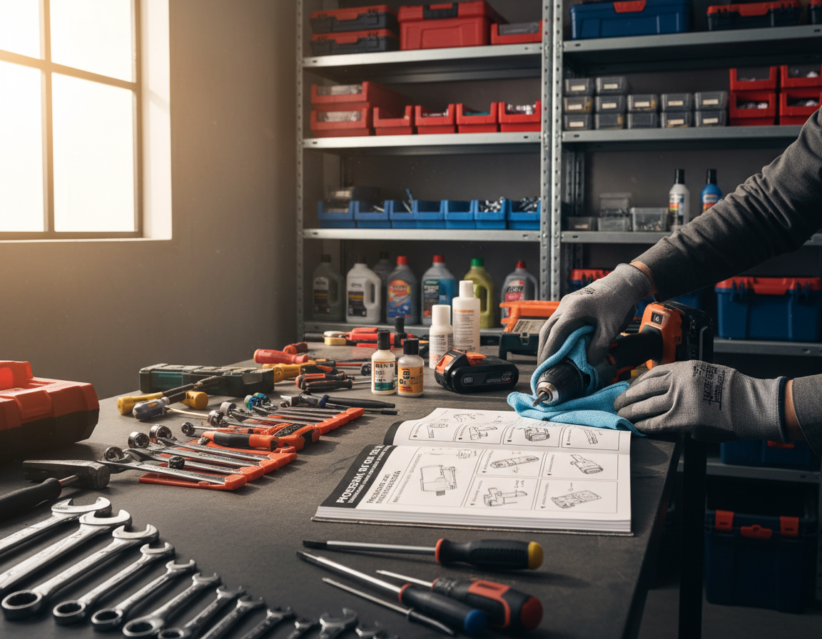 construction tool maintenance
