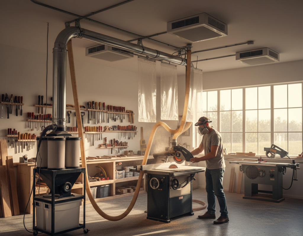dust control techniques for woodworkers