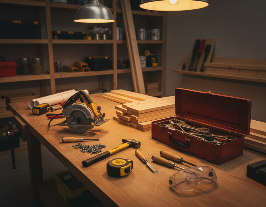 essential tools for workbench construction