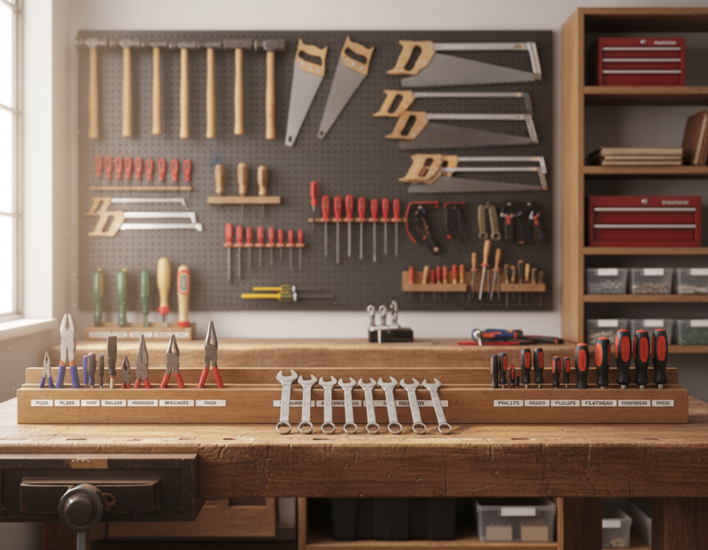 organize workshop tools