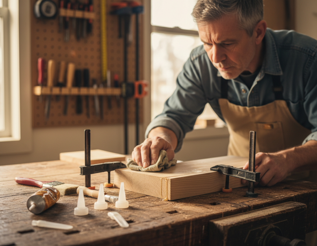 woodworking glue tips